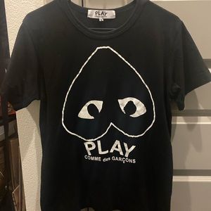 Come Des Garçons (M) Black T Shirt